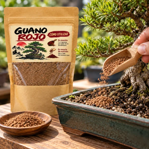 Guano Rojo Fertilizante Orgánico 500gr